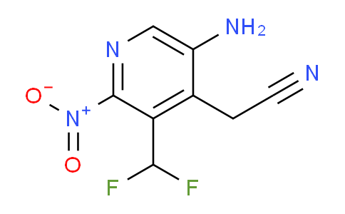 AM130185 | 1804686-15-4 | 5-Amino-3-(difluoromethyl)-2-nitropyridine-4-acetonitrile