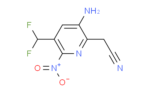 AM130188 | 1805013-36-8 | 3-Amino-5-(difluoromethyl)-6-nitropyridine-2-acetonitrile