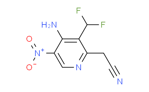 AM130194 | 1805013-41-5 | 4-Amino-3-(difluoromethyl)-5-nitropyridine-2-acetonitrile