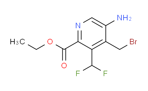 AM130199 | 1806801-11-5 | Ethyl 5-amino-4-(bromomethyl)-3-(difluoromethyl)pyridine-2-carboxylate