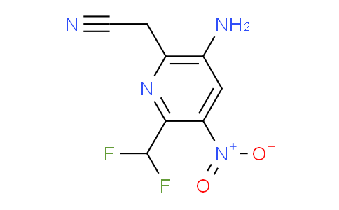 AM130203 | 1806831-58-2 | 5-Amino-2-(difluoromethyl)-3-nitropyridine-6-acetonitrile