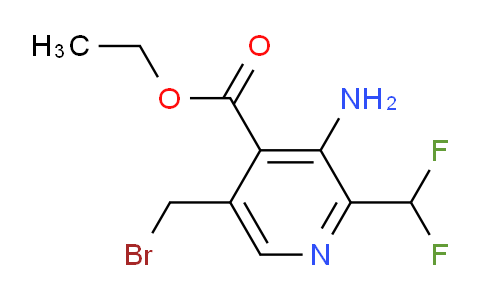 AM130205 | 1805347-43-6 | Ethyl 3-amino-5-(bromomethyl)-2-(difluoromethyl)pyridine-4-carboxylate