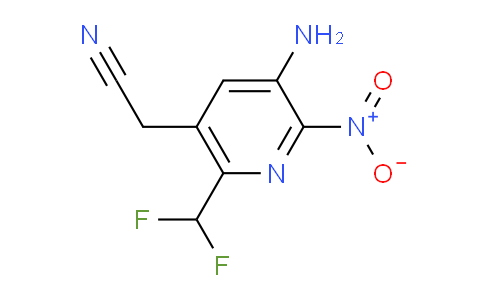 AM130206 | 1805354-30-6 | 3-Amino-6-(difluoromethyl)-2-nitropyridine-5-acetonitrile