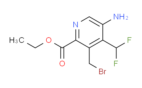 AM130207 | 1806018-95-0 | Ethyl 5-amino-3-(bromomethyl)-4-(difluoromethyl)pyridine-2-carboxylate