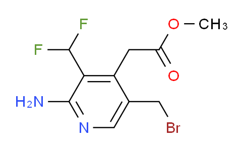 Methyl 2-amino-5-(bromomethyl)-3-(difluoromethyl)pyridine-4-acetate