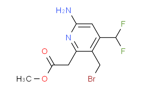 AM130216 | 1805338-94-6 | Methyl 6-amino-3-(bromomethyl)-4-(difluoromethyl)pyridine-2-acetate