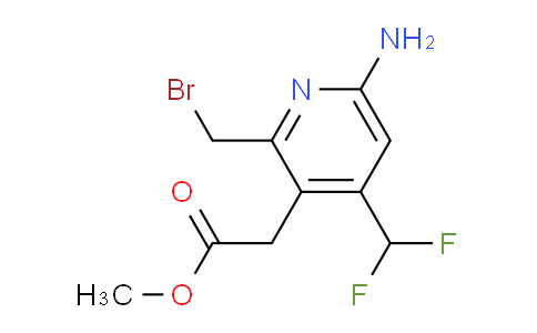 AM130221 | 1804721-13-8 | Methyl 6-amino-2-(bromomethyl)-4-(difluoromethyl)pyridine-3-acetate