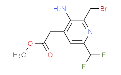 AM130222 | 1806817-33-3 | Methyl 3-amino-2-(bromomethyl)-6-(difluoromethyl)pyridine-4-acetate