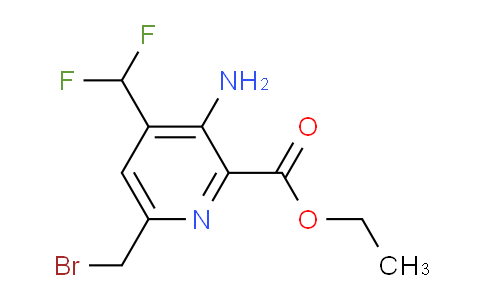AM130223 | 1805347-93-6 | Ethyl 3-amino-6-(bromomethyl)-4-(difluoromethyl)pyridine-2-carboxylate