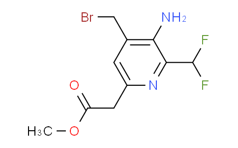 AM130224 | 1805376-86-6 | Methyl 3-amino-4-(bromomethyl)-2-(difluoromethyl)pyridine-6-acetate