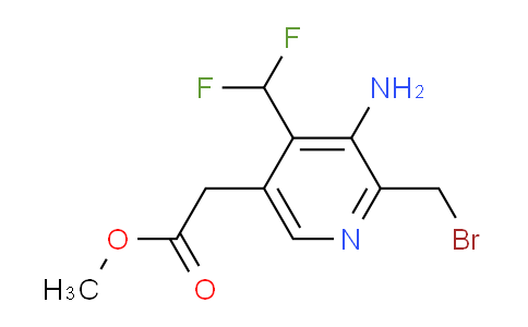 AM130225 | 1805020-31-8 | Methyl 3-amino-2-(bromomethyl)-4-(difluoromethyl)pyridine-5-acetate