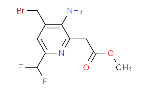 AM130226 | 1805348-54-2 | Methyl 3-amino-4-(bromomethyl)-6-(difluoromethyl)pyridine-2-acetate