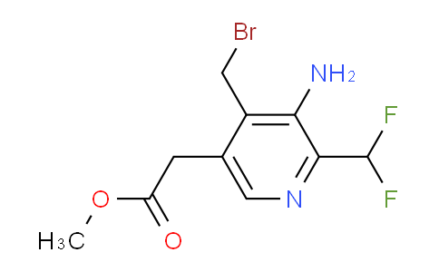 AM130230 | 1805020-42-1 | Methyl 3-amino-4-(bromomethyl)-2-(difluoromethyl)pyridine-5-acetate