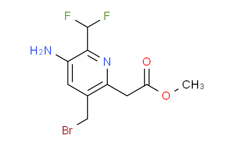 AM130231 | 1806890-66-3 | Methyl 3-amino-5-(bromomethyl)-2-(difluoromethyl)pyridine-6-acetate