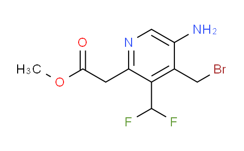 AM130232 | 1805339-02-9 | Methyl 5-amino-4-(bromomethyl)-3-(difluoromethyl)pyridine-2-acetate