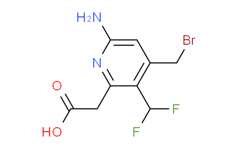 AM130236 | 1805348-01-9 | 6-Amino-4-(bromomethyl)-3-(difluoromethyl)pyridine-2-acetic acid