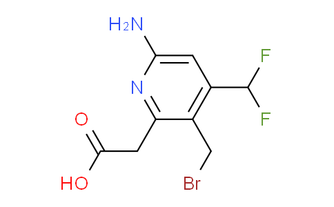 AM130240 | 1806019-37-3 | 6-Amino-3-(bromomethyl)-4-(difluoromethyl)pyridine-2-acetic acid