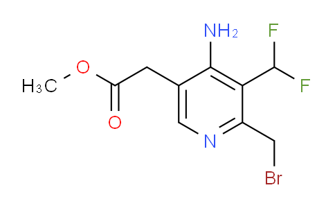 AM130245 | 1805339-04-1 | Methyl 4-amino-2-(bromomethyl)-3-(difluoromethyl)pyridine-5-acetate