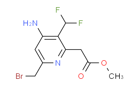 AM130248 | 1806890-70-9 | Methyl 4-amino-6-(bromomethyl)-3-(difluoromethyl)pyridine-2-acetate