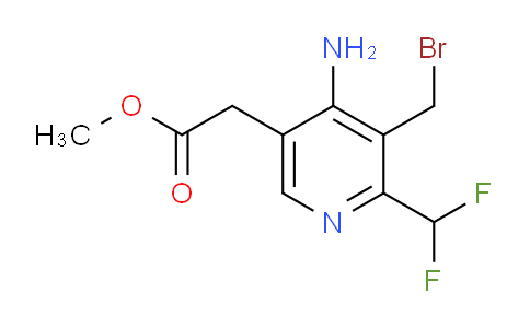 AM130249 | 1806817-40-2 | Methyl 4-amino-3-(bromomethyl)-2-(difluoromethyl)pyridine-5-acetate