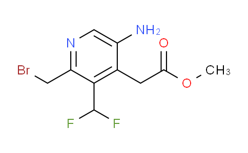 AM130254 | 1806019-90-8 | Methyl 5-amino-2-(bromomethyl)-3-(difluoromethyl)pyridine-4-acetate