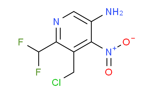 5-Amino-3-(chloromethyl)-2-(difluoromethyl)-4-nitropyridine