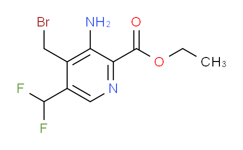 AM130284 | 1805388-50-4 | Ethyl 3-amino-4-(bromomethyl)-5-(difluoromethyl)pyridine-2-carboxylate