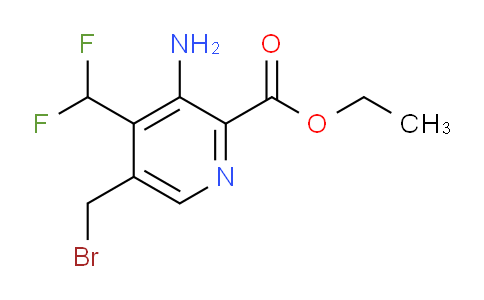 AM130289 | 1805347-45-8 | Ethyl 3-amino-5-(bromomethyl)-4-(difluoromethyl)pyridine-2-carboxylate