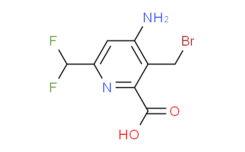 4-Amino-3-(bromomethyl)-6-(difluoromethyl)pyridine-2-carboxylic acid