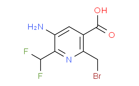 AM130294 | 1805376-16-2 | 3-Amino-6-(bromomethyl)-2-(difluoromethyl)pyridine-5-carboxylic acid