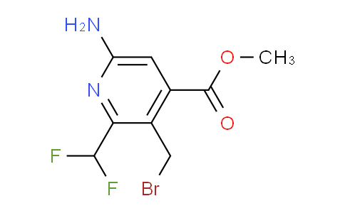 Methyl 6-amino-3-(bromomethyl)-2-(difluoromethyl)pyridine-4-carboxylate