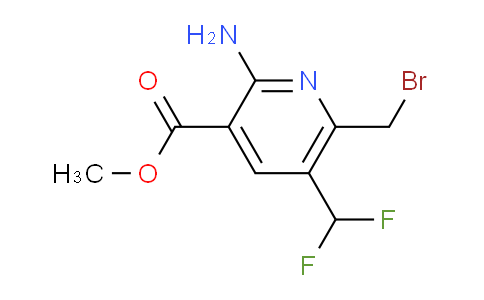 Methyl 2-amino-6-(bromomethyl)-5-(difluoromethyl)pyridine-3-carboxylate