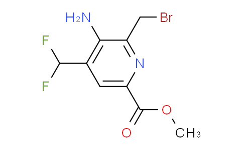 Methyl 3-amino-2-(bromomethyl)-4-(difluoromethyl)pyridine-6-carboxylate