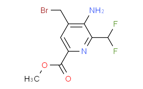 AM130303 | 1806018-17-6 | Methyl 3-amino-4-(bromomethyl)-2-(difluoromethyl)pyridine-6-carboxylate
