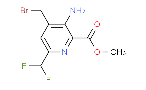 AM130305 | 1804725-47-0 | Methyl 3-amino-4-(bromomethyl)-6-(difluoromethyl)pyridine-2-carboxylate