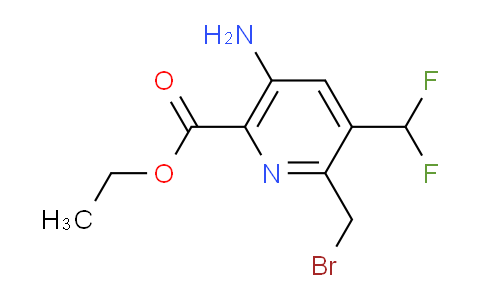 AM130306 | 1806817-09-3 | Ethyl 5-amino-2-(bromomethyl)-3-(difluoromethyl)pyridine-6-carboxylate
