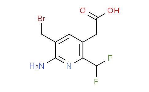 AM130307 | 1806800-96-3 | 2-Amino-3-(bromomethyl)-6-(difluoromethyl)pyridine-5-acetic acid