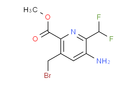 AM130308 | 1805347-19-6 | Methyl 3-amino-5-(bromomethyl)-2-(difluoromethyl)pyridine-6-carboxylate
