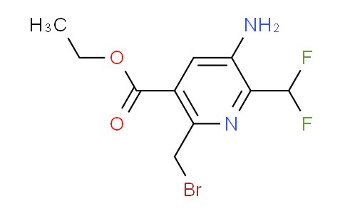 AM130309 | 1806890-58-3 | Ethyl 3-amino-6-(bromomethyl)-2-(difluoromethyl)pyridine-5-carboxylate