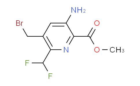 AM130311 | 1806018-24-5 | Methyl 3-amino-5-(bromomethyl)-6-(difluoromethyl)pyridine-2-carboxylate