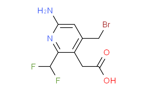 AM130312 | 1805388-75-3 | 6-Amino-4-(bromomethyl)-2-(difluoromethyl)pyridine-3-acetic acid
