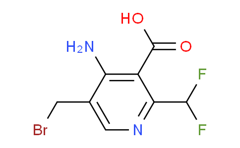 AM130358 | 1805158-27-3 | 4-Amino-5-(bromomethyl)-2-(difluoromethyl)pyridine-3-carboxylic acid