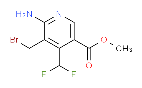 Methyl 2-amino-3-(bromomethyl)-4-(difluoromethyl)pyridine-5-carboxylate