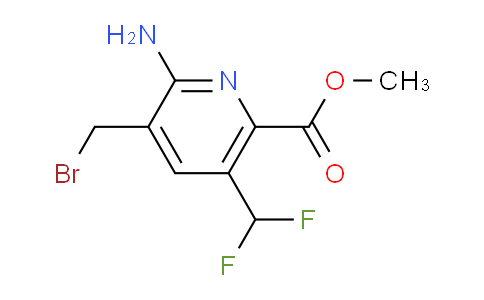 Methyl 2-amino-3-(bromomethyl)-5-(difluoromethyl)pyridine-6-carboxylate