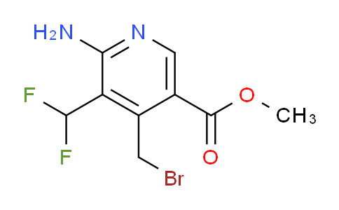 Methyl 2-amino-4-(bromomethyl)-3-(difluoromethyl)pyridine-5-carboxylate