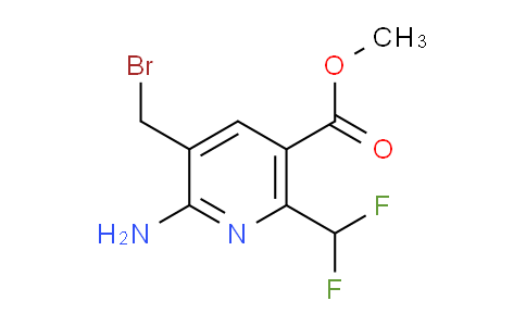 Methyl 2-amino-3-(bromomethyl)-6-(difluoromethyl)pyridine-5-carboxylate