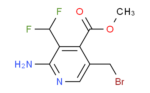 Methyl 2-amino-5-(bromomethyl)-3-(difluoromethyl)pyridine-4-carboxylate