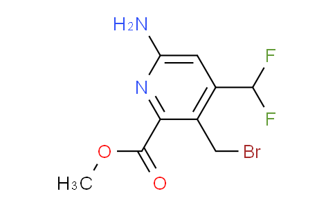 Methyl 6-amino-3-(bromomethyl)-4-(difluoromethyl)pyridine-2-carboxylate