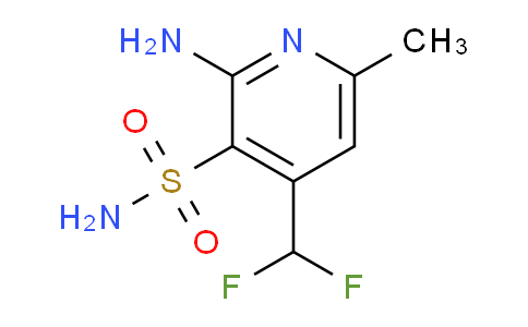 2-Amino-4-(difluoromethyl)-6-methylpyridine-3-sulfonamide