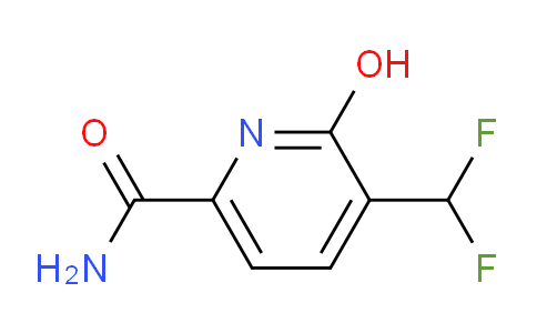 3-(Difluoromethyl)-2-hydroxypyridine-6-carboxamide